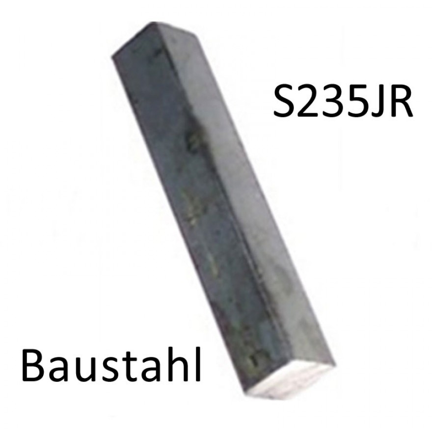 Vierkantstahl S235JR L=250mm