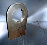 Anschweißlaschen - gebohrt