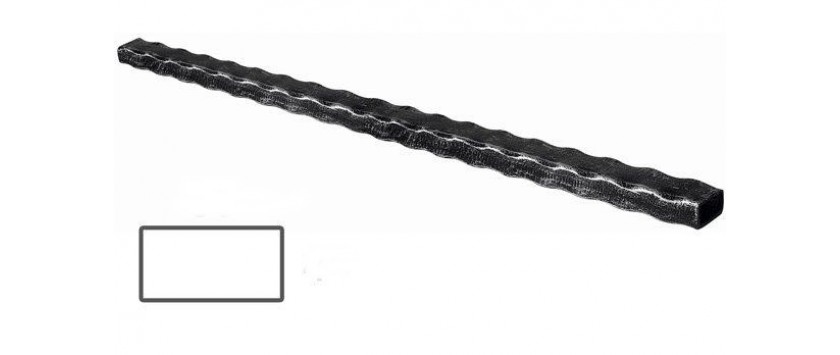 Rechteckrohr - Gehämmert