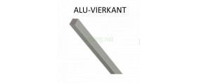 Aluminium-Vierkant 250 bis 1000 mm Länge