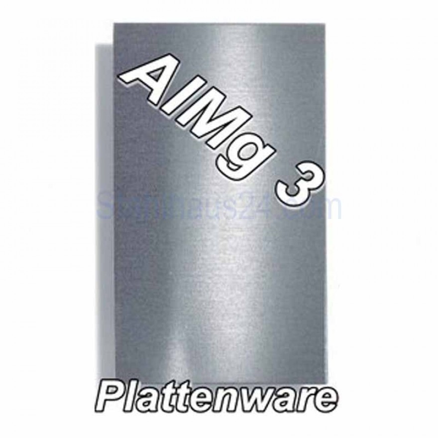 Aluminium Platte (L x B) 400mm x 200mm 3mm 1St.