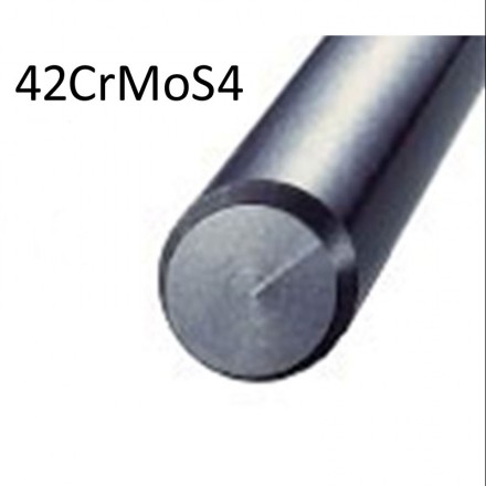 Stahl vergütet Vergütungsstahl 42CrMo4 rund Ø 22 mm  *Länge bitte auswählen* 
