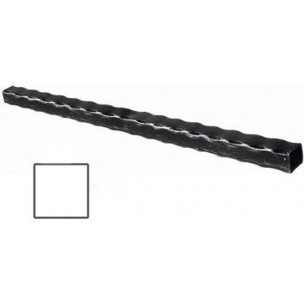 Quadratrohr Gehämmert - Länge 2000mm