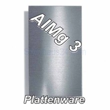 58,33 €/m Aluminium Blech 1500x300x10mm Alu AlMg3 Platte Blende Leiste