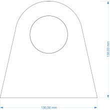 Hardox 500 Anschweißlaschen GR3