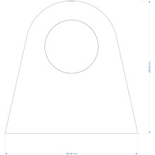Hardox 500 Anschweißlaschen GR5
