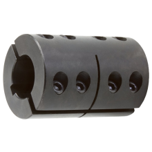 Wellenkupplung 2-teilig Stahl C45 - mit Nut