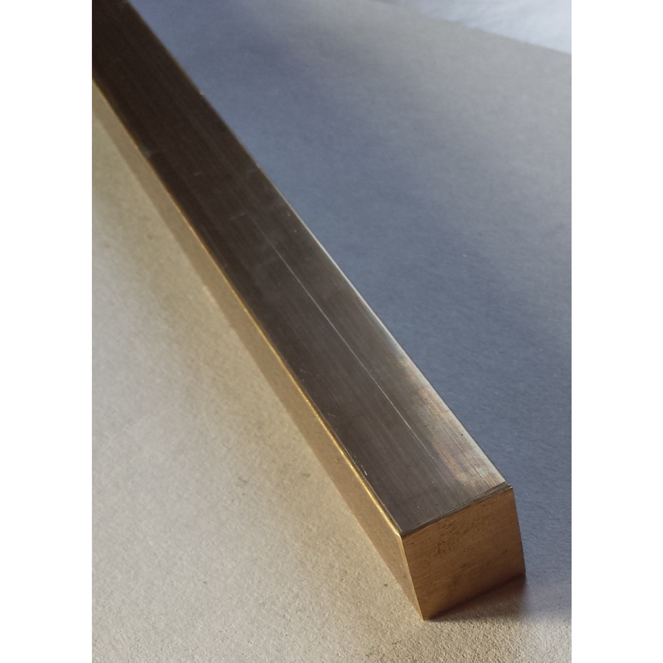 Messing Vierkantstab 2.0401 (CuZn39Pb3) – 8x8 Mm, 0,2 M, Ms58, Zerspanbar, Für Armaturen & Maschinenbau